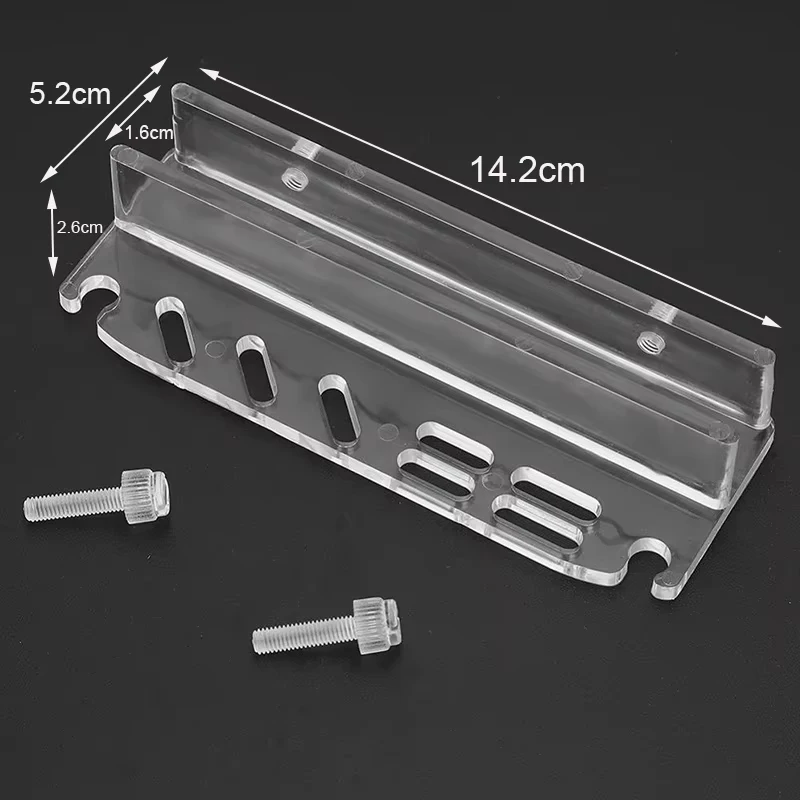 1PCS Aquarium Plant Tools Storage Rack Acrylic Fish Tank Water Grass Cleaning Tool Holder Holder for Tweezer Scraper Scissor