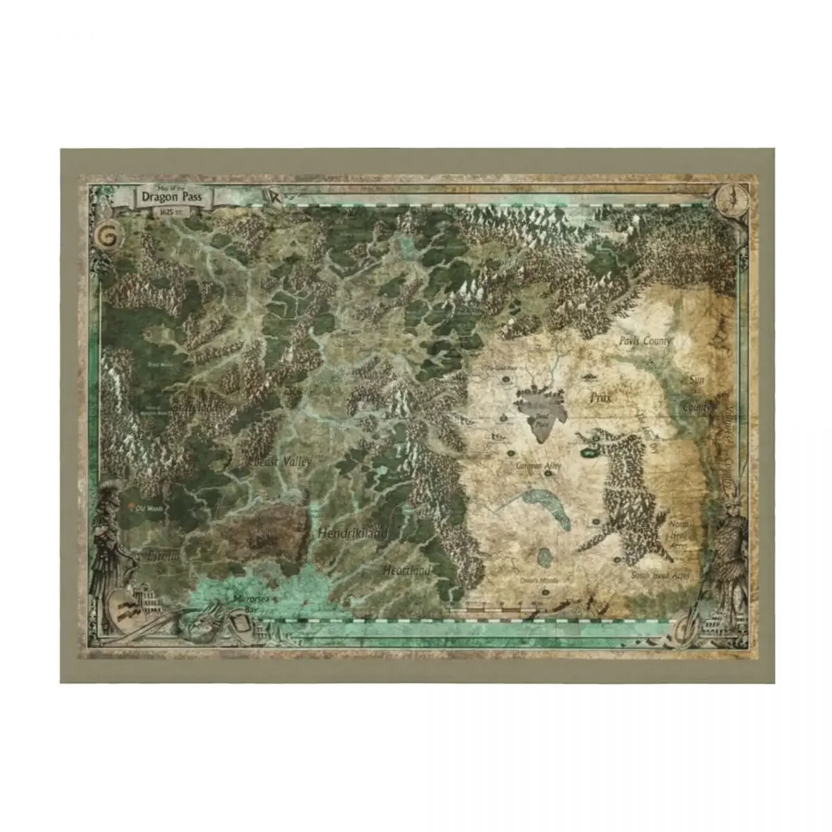 

Dragon Pass and Surrounding Regions by Olivier Sanfilipo Throw Blanket Heavy Moving Winter beds Kid'S Blankets