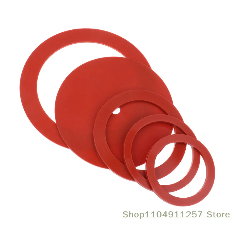High-Temperature Silicone Gaskets, Compatible with 3/3.5/4/6 Inch Casting Machines, Ideal for Jewelry DIYs