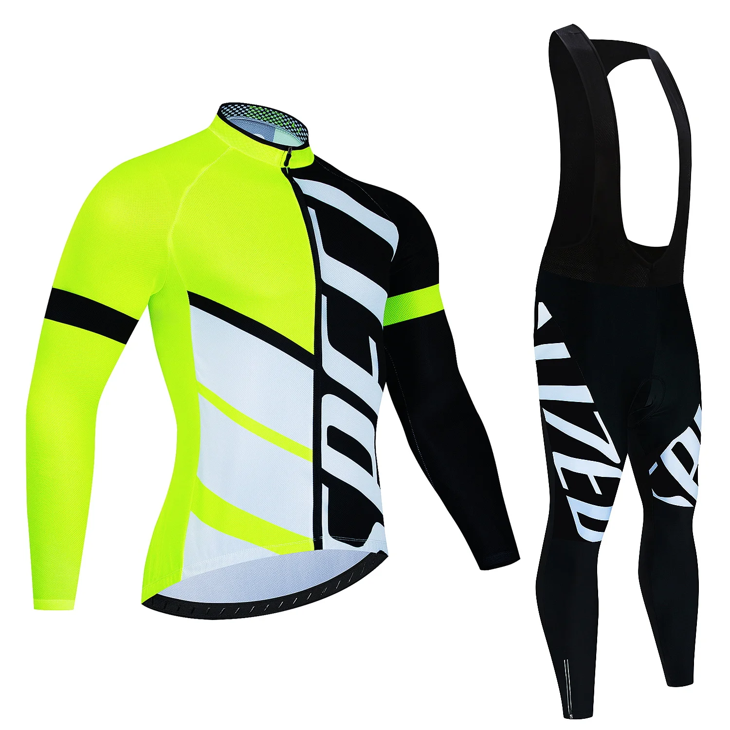 

New Team Autumn Cycling Jersey Set Ropa Ciclismo Men Long Sleeve Bike Clothing MTB Maillot Road Bicycle Bibs Uniform