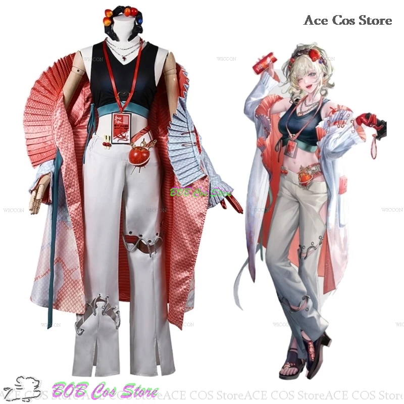 Path to Nowhere Bianca Cosplay Costume Women Halloween Coat Uniform Fancy Lady Sexy Pants Suit Women Girls Outfit Anime Game