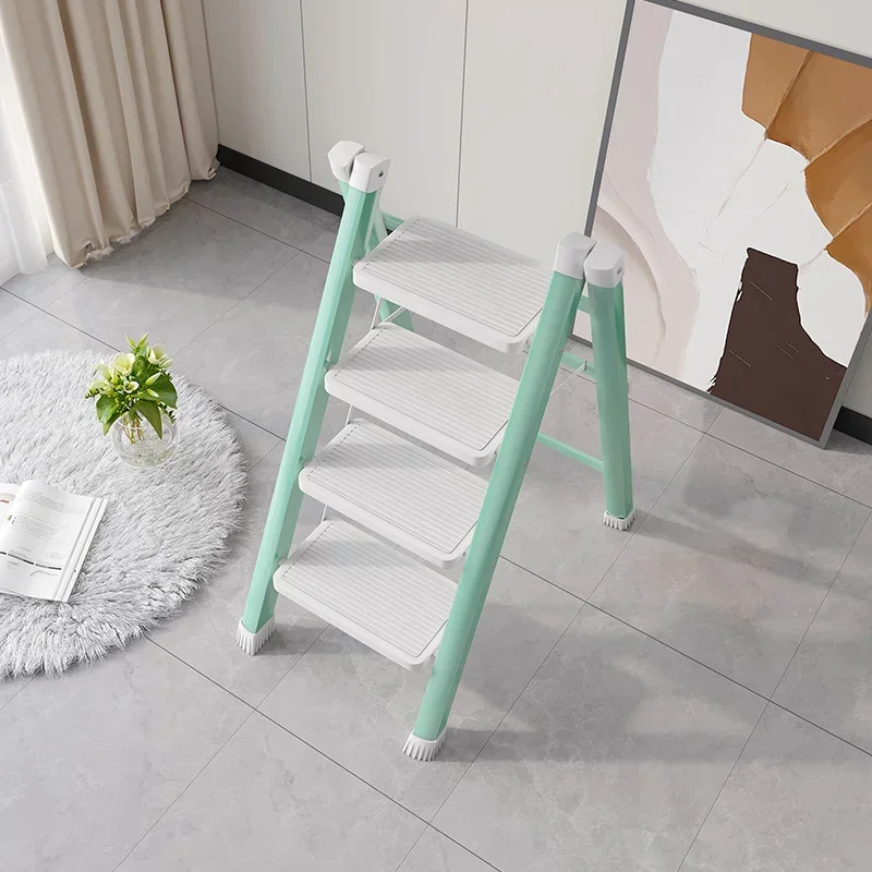 Multi-Function Folding Step Ladder,Telescopic Home Use Storage Shelf