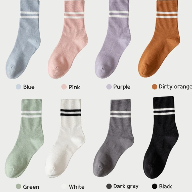 Sports Cotton Socks Pilates Mid-tube Yoga Woman Bottom Professional Non-slip Silicone Indoor Fitness Socks Gym Floor Dance Socks