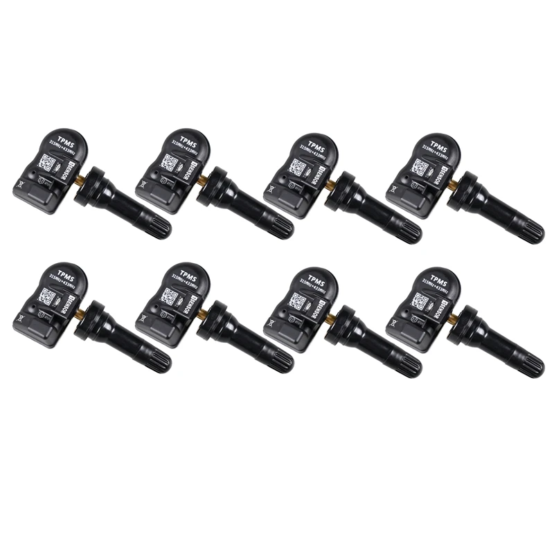 

8 шт. датчиков TPMS 433 МГц 315 МГц, универсальные, 2-в-1, программируемые MX-сенсоры для системы контроля давления в шинах Autel 2028