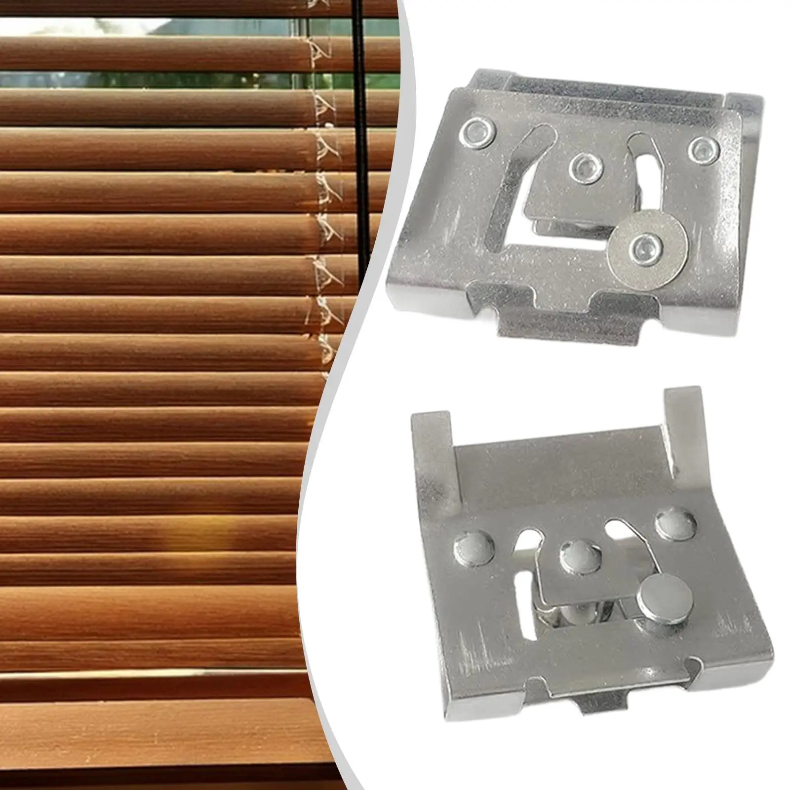 Portable Iron Cord Lock Mechanism for Roman Shade Blinds Lightweight Secure Accessory Cordless Blinds Home Solution