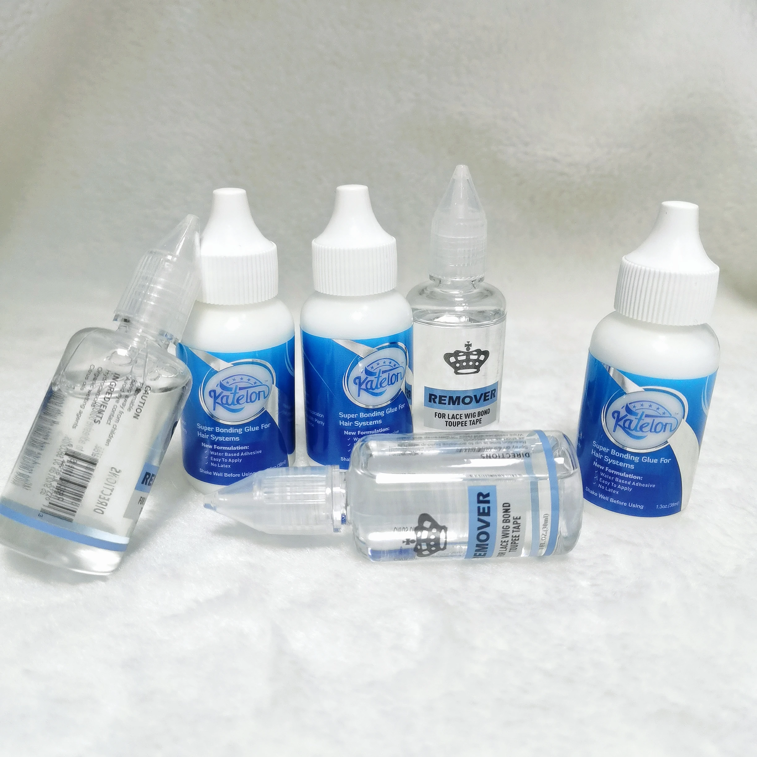 

5/10/15Set Lace Glue Strong Hold Lace Front Wig Glue 30ML Wig Waterproof Hair Replacement Adhesive Bonding Glue and Remover38ML