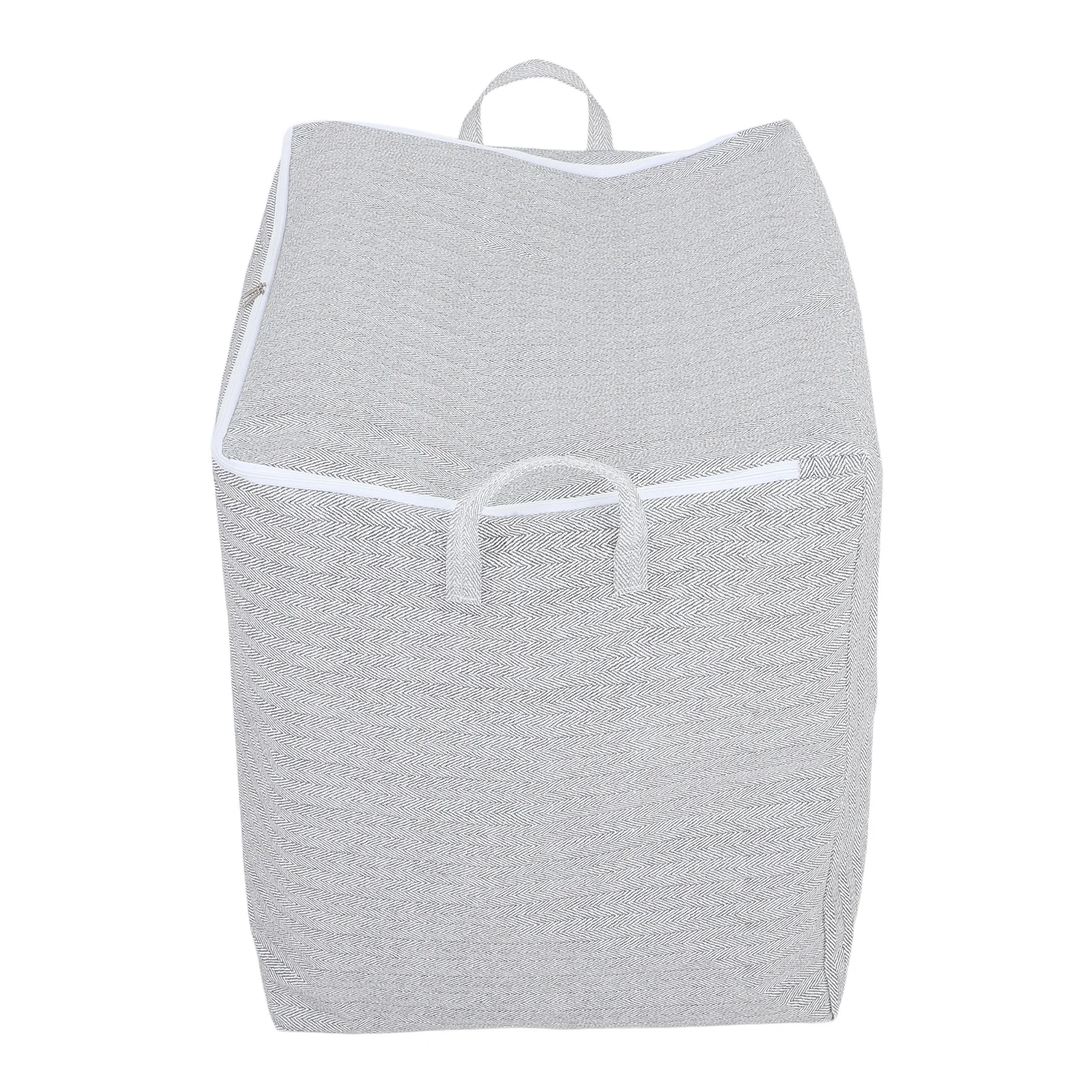 

Large Capacity Clothes Storage Bag 56x45x56cm Zipper Blanket ganizer Bedding Travel Moving Fabric Container Cloth Pouch
