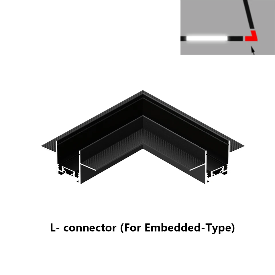 

C/D Ultra thin Magnetic Track Light 6MM Rail Surface Embedded Plastering Mount Spot LED Smart Tuya Zigbee Black White 1m/2m/2.5m