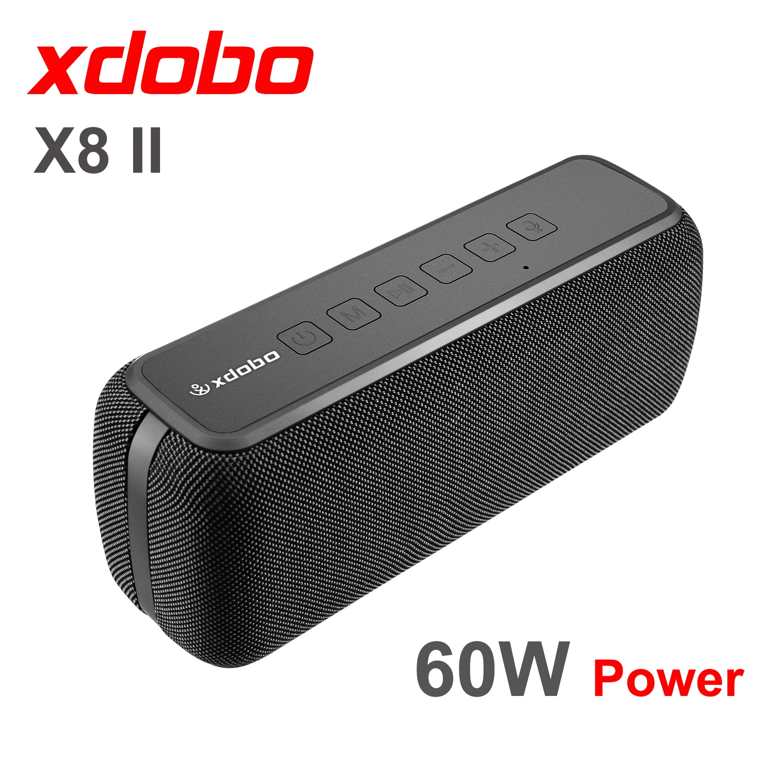 XDOBO X8 II 60W Bluetooth Speakers Wireless TWS Bass with Subwoofer Sound Box 6600mAh Waterproof AUX FM Outdoor Loudspeaker