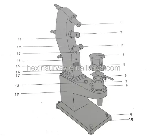 Good Quality Laser Colimator High Precision F550/D3 Laser Collimator for Total
