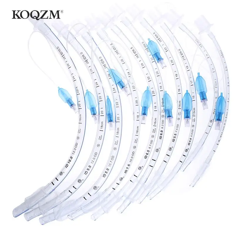 4Mm 5Mm 6Mm 5.5Mm 6.5Mm 7.5Mm 8Mm 1Pcs Steriele Manchet Endotracheale intubatie Endotracheale Tube Luchtweg