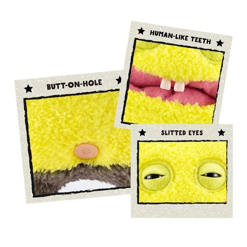 Fuggler Weiche Plüschpuppe SpongeBob Schwammkopf Zähne Monster Serie Hässliches Spielzeug 22 cm Cartoon-Figuren Lustiges Sammeln Kinder Geschenk
