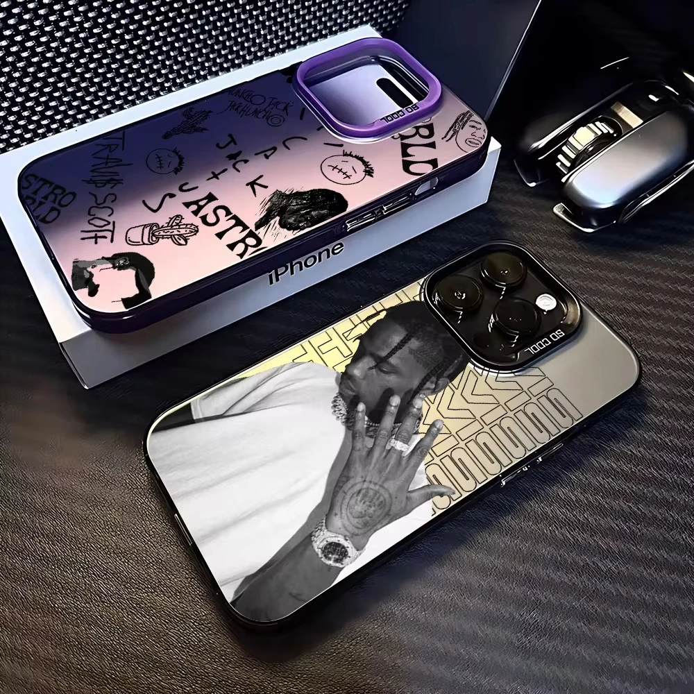 الفاخرة ترافيس سكوت الصبار جاك قضية الهاتف آيفون 16 15 14 13 12 11 برو ماكس كاندي ماتي للصدمات الغطاء الخلفي للقضية Funda #3