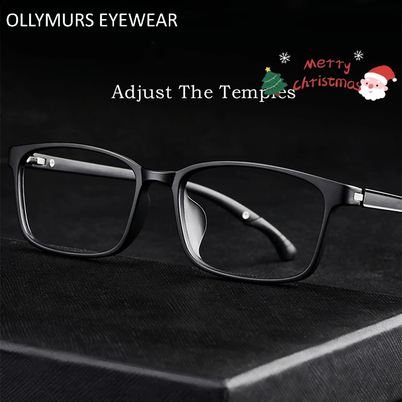 

OLLYMURS Сверхлегкие модные женские очки с пятискоростной регулировкой TR90 квадратные оптические очки в оправе для мужчин 5106