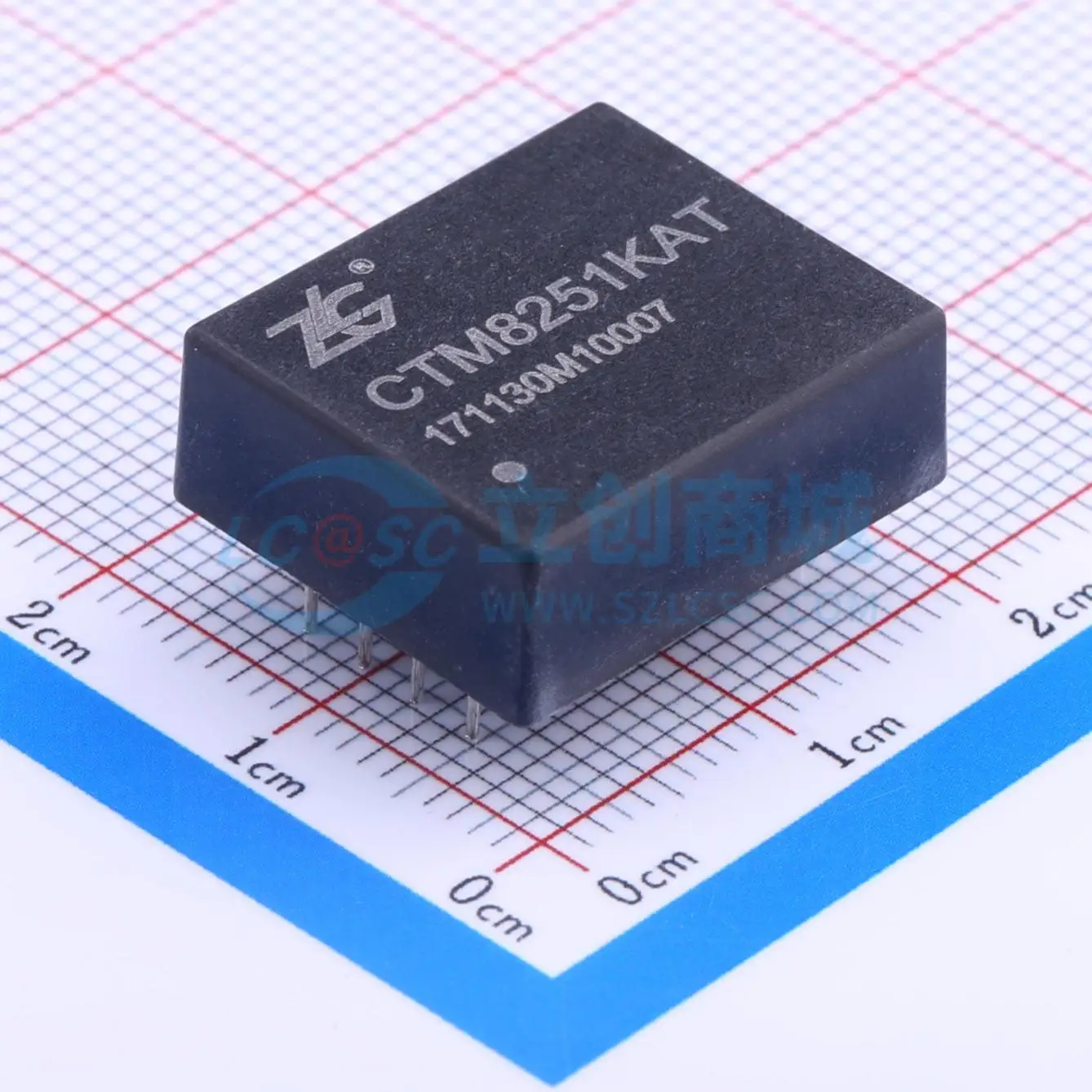 2pcs CTM8251KAT DIP 19.9x16.9mm transceiver 1Mbps 3.15V 3.45V CAN Bus Communication Module for Smart Home System