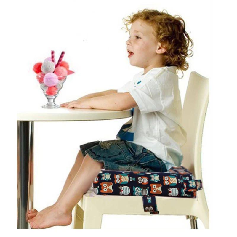 Infant Placemat Children's Heightened Dining Chair Cushion Baby Chair Removable Heightened Seat Stroller Cushion Toddler Cushion