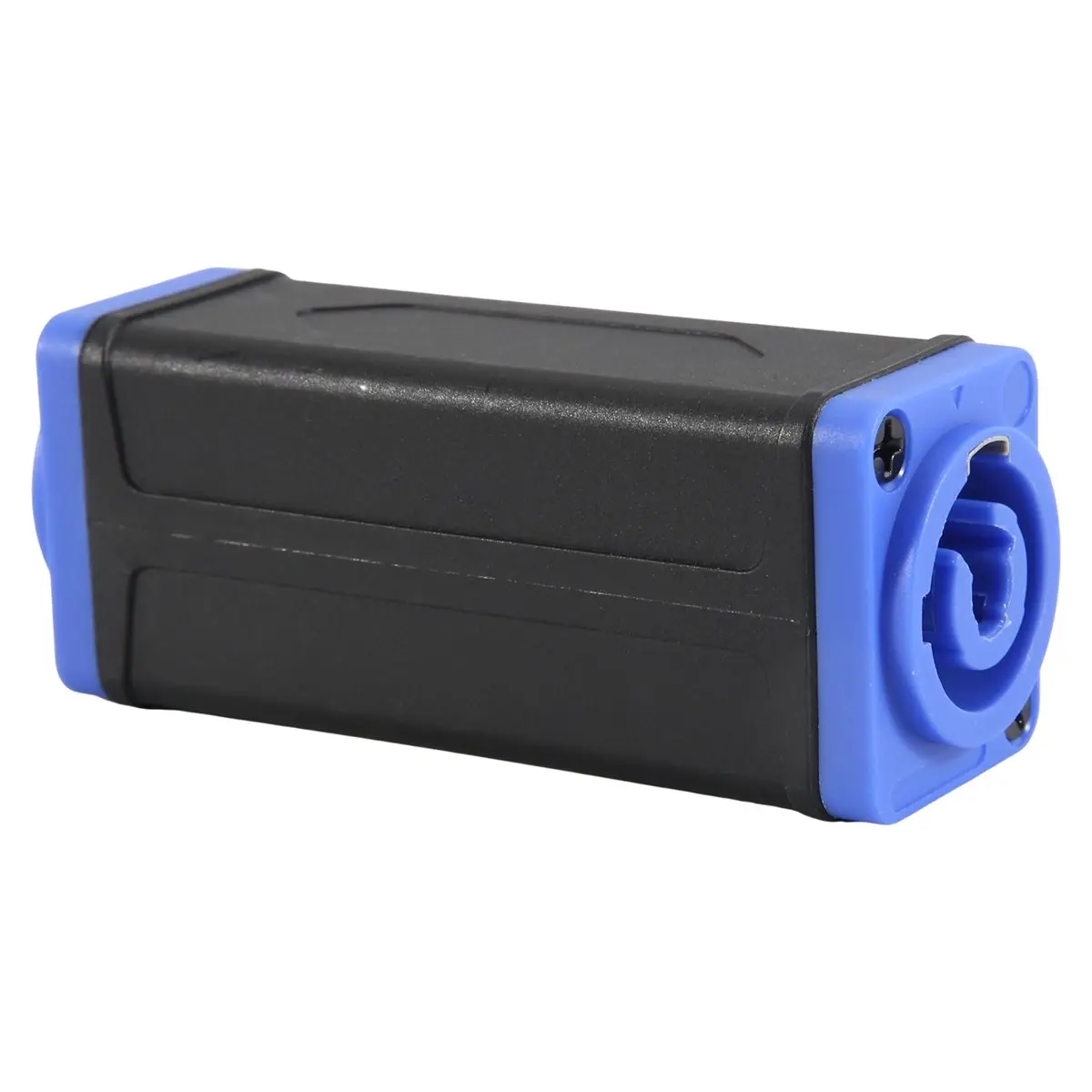 【Socket】 LED PowerCon AC Coupler Adapter Extender Connector High Quality Speakon Panel Mount Straight Adapter Blue to Blue