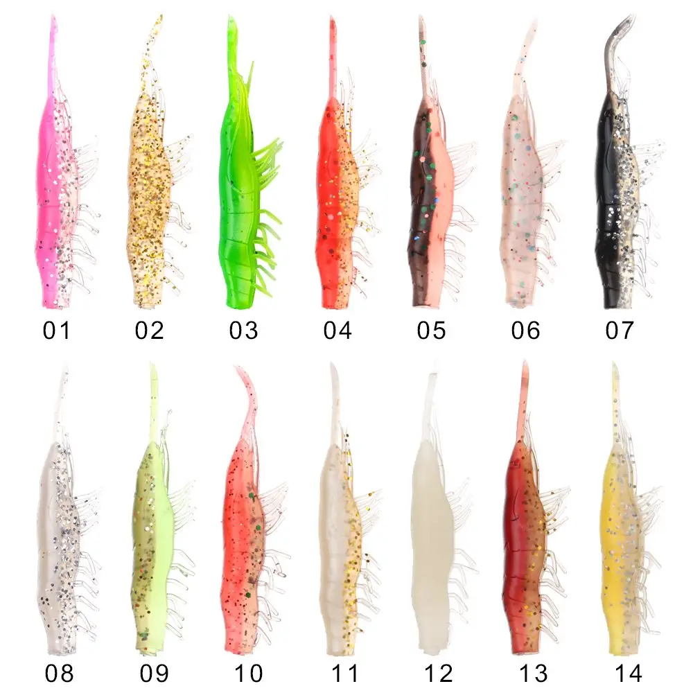 Soft Gambita Lure Rockfishing Silicone Bait Swimbait Biting Shrimp Fishing Lure