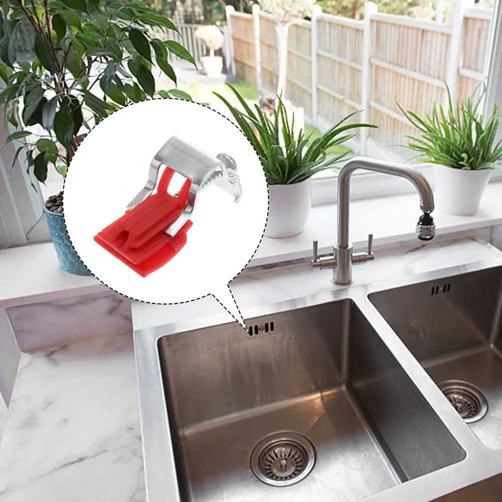 4Pcs Bow-shaped Kitchen Sink Mounting Clips No-drill Installation Fixing Undermount Washbasin Stainless Steel
