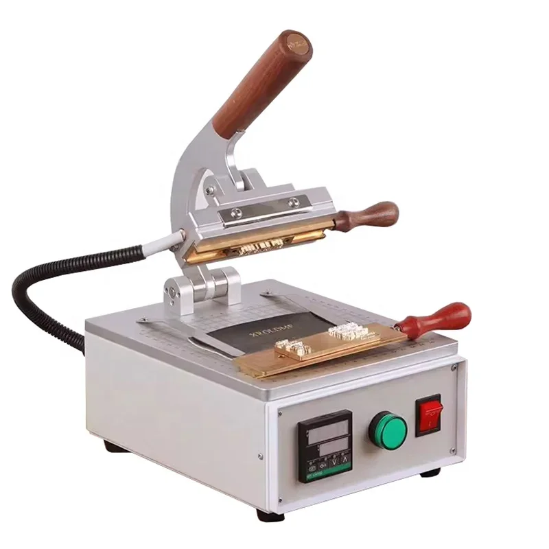 Dual Use Hot Foil Stamping Machine Manual Bronzing Machine Pvc Card Leather Pencil Paper Press Embossing Machine