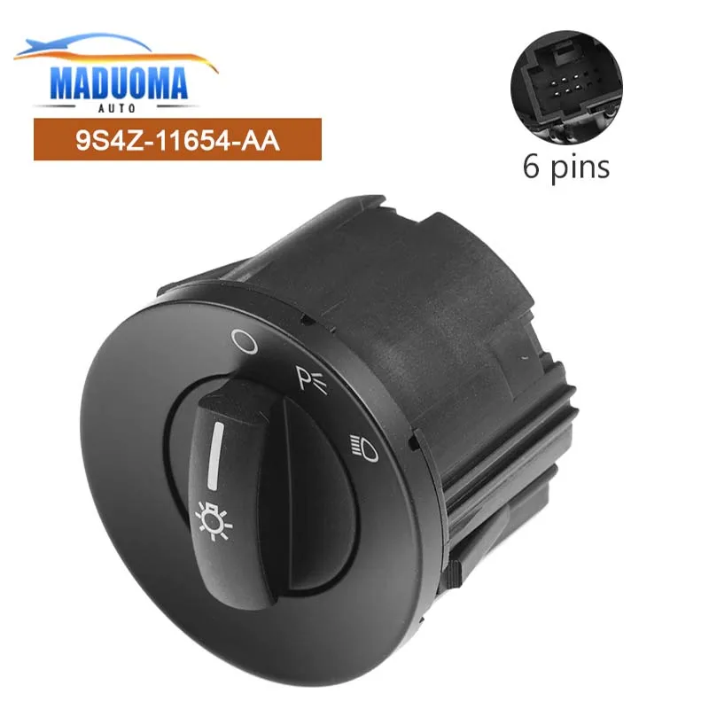 

Новый 9S4Z-11654-AA 9S4Z11654AA для Ford F-150, переключатель фар, переключатель лампы головного света 9S4Z11654AA SW6645