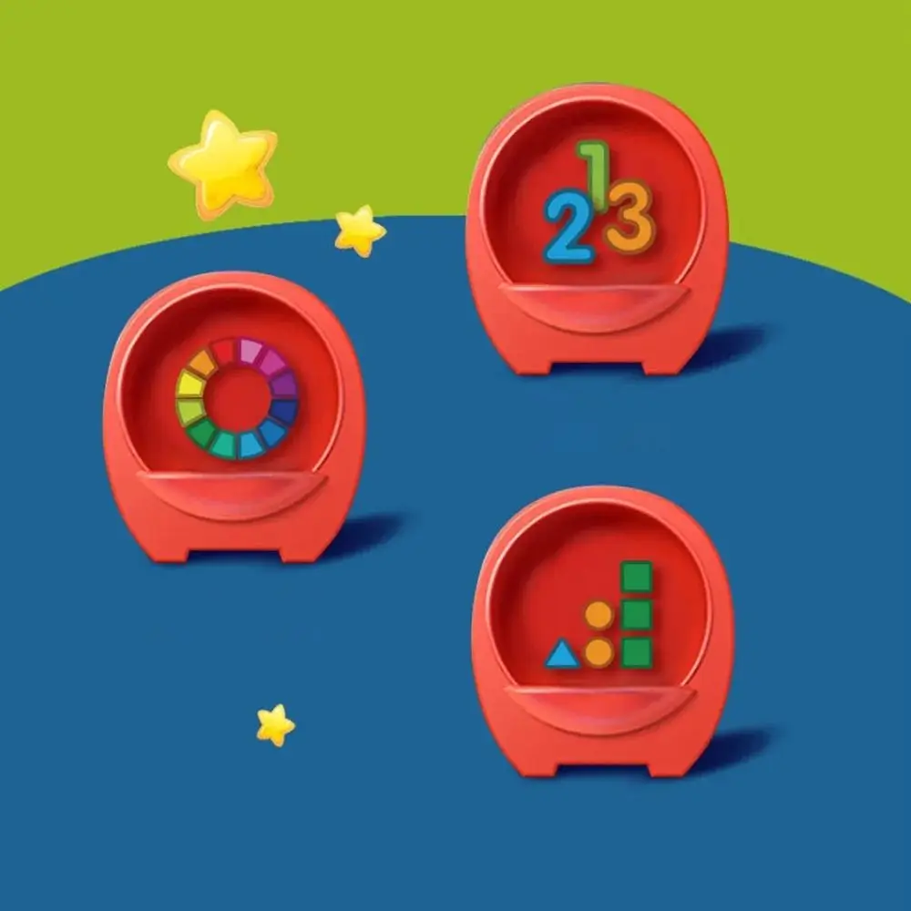 Formas de números, gráfico del alfabeto, aprendizaje preescolar, habilidades geométricas tempranas, juguete Montessori, letras coloridas, juguetes de mesa de luz 3D