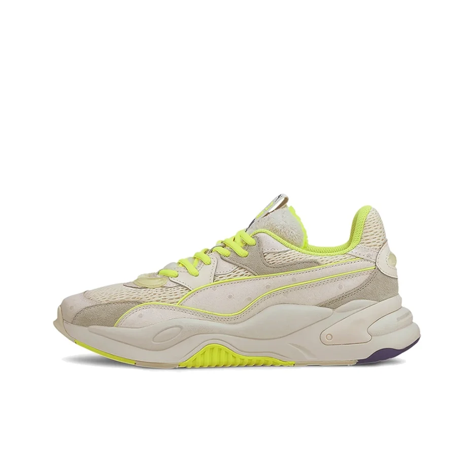 PUMA RS 2K Casual Shoes Unisex Low Top Khaki/Yellow 373312-01