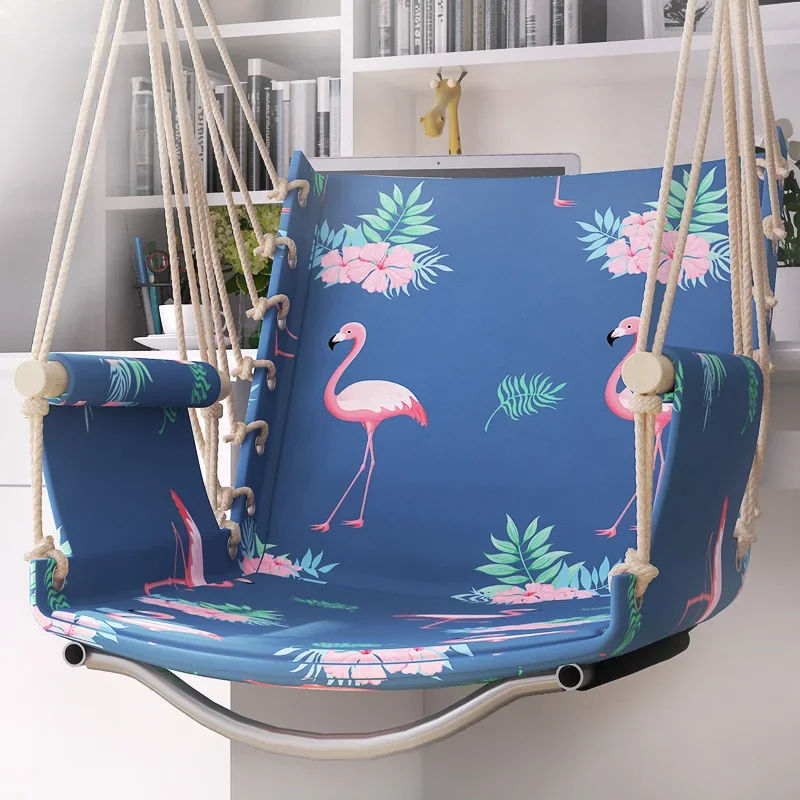 Thickened Hanging Chair Dormitory Dormitory College Student Hammock Indoor Hammock, Rocking Chair Single Literary Swing Children