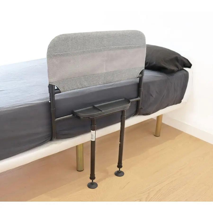 Side Rails for Beds for Seniors, Adjustable Bed Assist Rail for Seniors, Storage Pocket amp Tray, Fixing Straps, Fits Twin Full