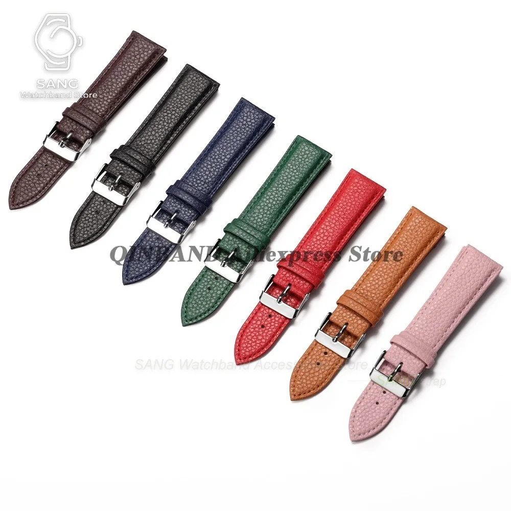 10mm 12mm 14mm 16mm 18mm 20mm 22mm Litschi-Muster Leder-Uhrenarmband Ersatz-Armband für Herren und Damen Sport-Uhrenarmband – Detail 19