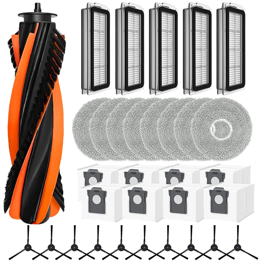 

For Cecotec For Conga X70 Robot Vacuum Cleaner Accessories Main Side Brush Hepa Filter Mop Cloth Dust Bag Replacement