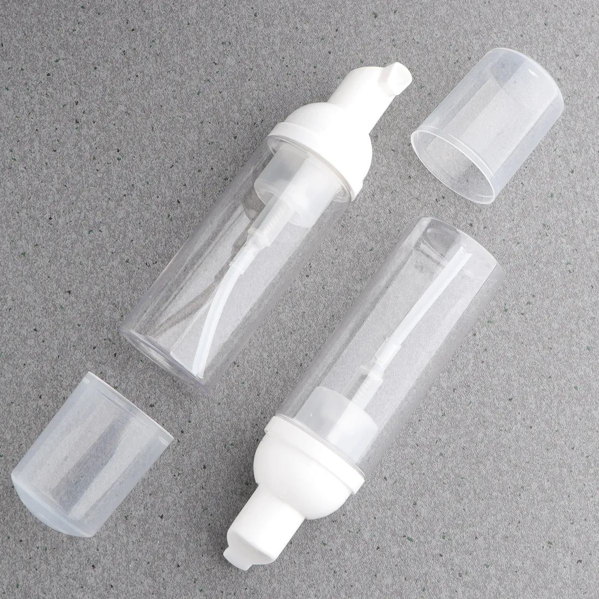 

4 pcs 50Ml Portable Travel Bottles For Shampoo Conditioner Leakproof Empty Containers Refillable Pump Dispenser Pet Foam Bottle