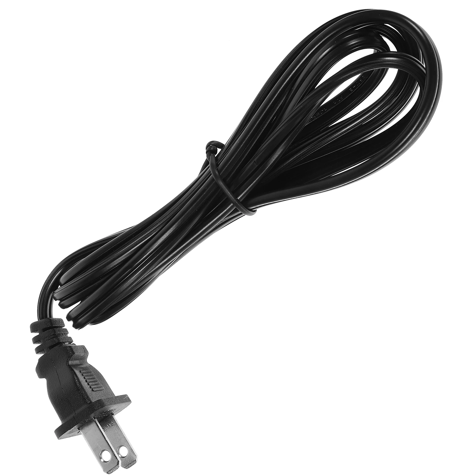 Cable de alimentación de cobre puro UL de 1,5 metros, 10A, enchufe de dos clavijas, cable de lámpara trasera desnuda, manta eléctrica de repuesto para el hogar y la Oficina