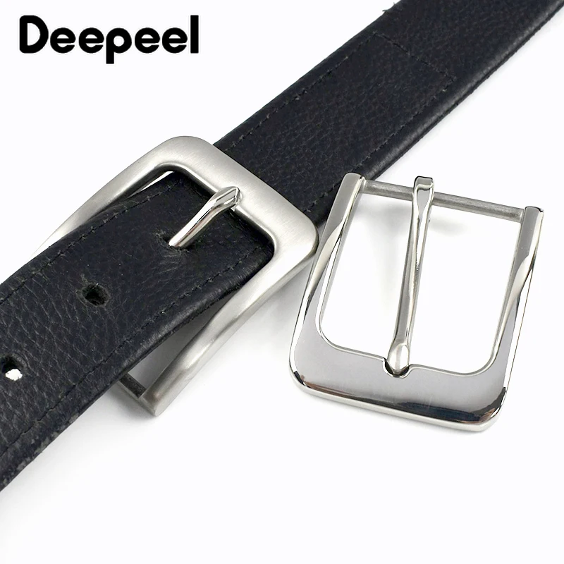 

1Pc 40mm Stainless Steel Man Belt Buckle for Waistband Pin Buckles Adjust Clasp Men Belts Head DIY Leather Crafts Accessories