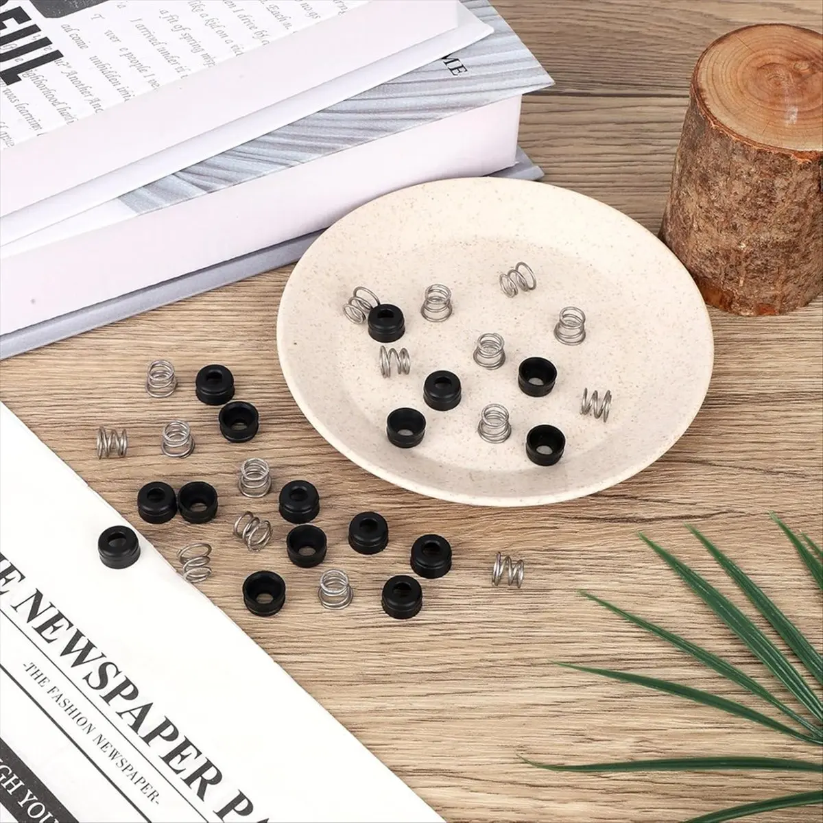 

【frki】 32pcs RP4993 Faucet Repair Kit for , 16 Faucet Repairing Seats and 16 Springs Replacement Stem Parts