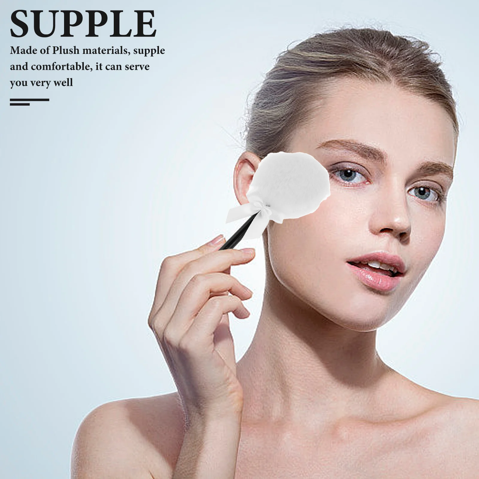 

Body Powder Puff Handheld Soft Powder Applicator for Body Infant Skin Care Suitable After Bath Usage Makeup Puff