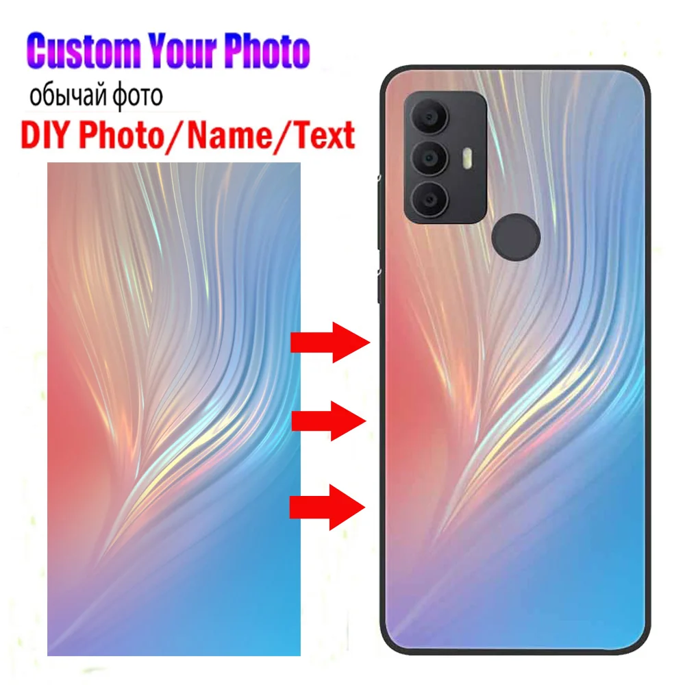 Customized Silicone Soft Cases for TCL 30 SE 20E 20S 20L 20R 20B 20 Pro 30 XE XL V 5G 205 305 306 30E A30 TPU Phone Cover Photo