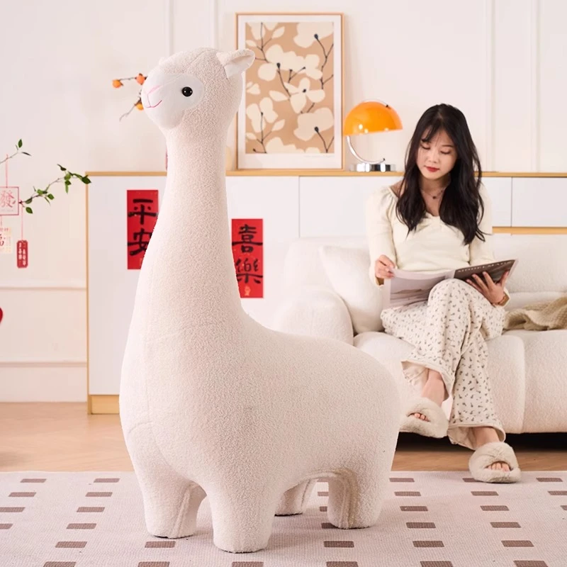 Animal stool entry shoe changing living room ornament