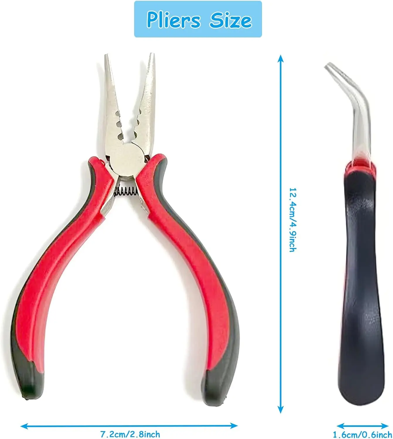 

3 Holes Mini Plier For Micro Nano Ring Hair Extensions opener and Removal Tool Hair Extenison Pliers