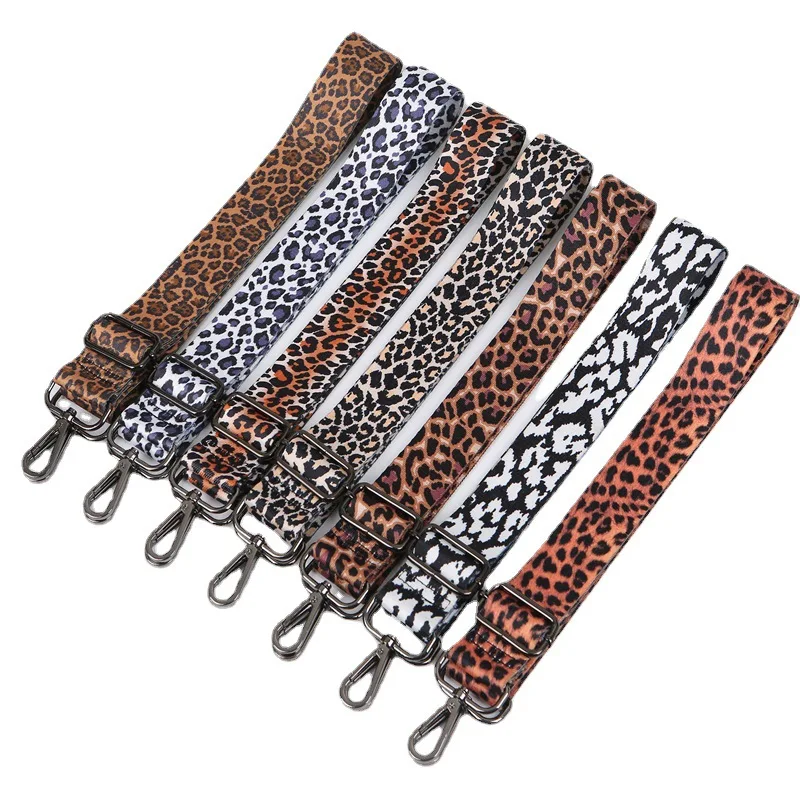 Leopard Long Shoulder Bag Strap Adjustable Belt Crossbody Strap for Bag Women\'s Bag Accessories