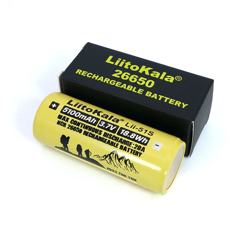 Liitokala Lii-51S  3.7V  26650  AA AAA 1.2V NiMH Rechargeable Lithium Battery