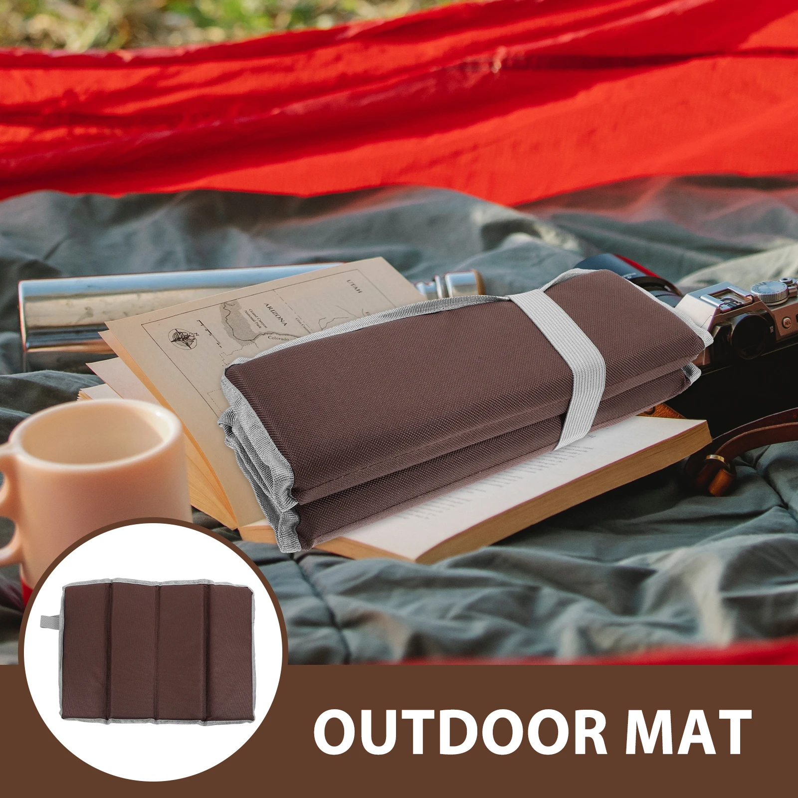 

Foldable Outdoor Camping Picnic Beach Park Lightweight Portable Sitting Pad Wear-Resistant Material Safe For Kids Cushion