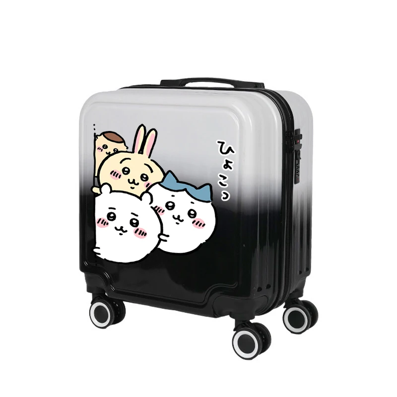 MINISO kawaii password suitcase 18 inches chiikawa cartoon cute child High capacity travel Carry-on suitcase Fashion new style