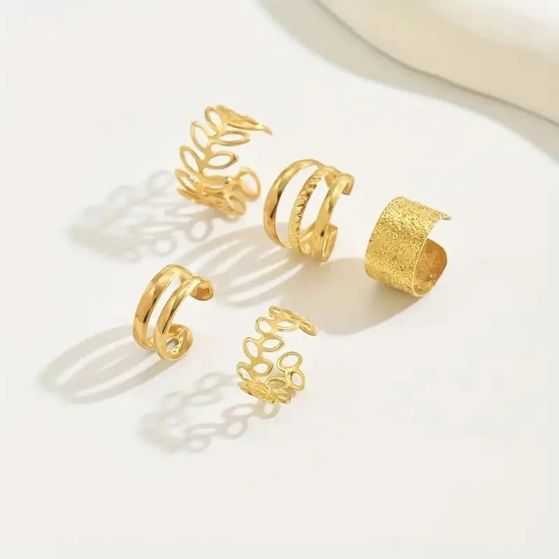 الحد الأدنى الأذن الأصفاد مجموعة العصرية الجوف اللولب أقراط للنساء غير ثقب الغضروف هوب بوهو شيك كليب على الأذن مجوهرات هدية