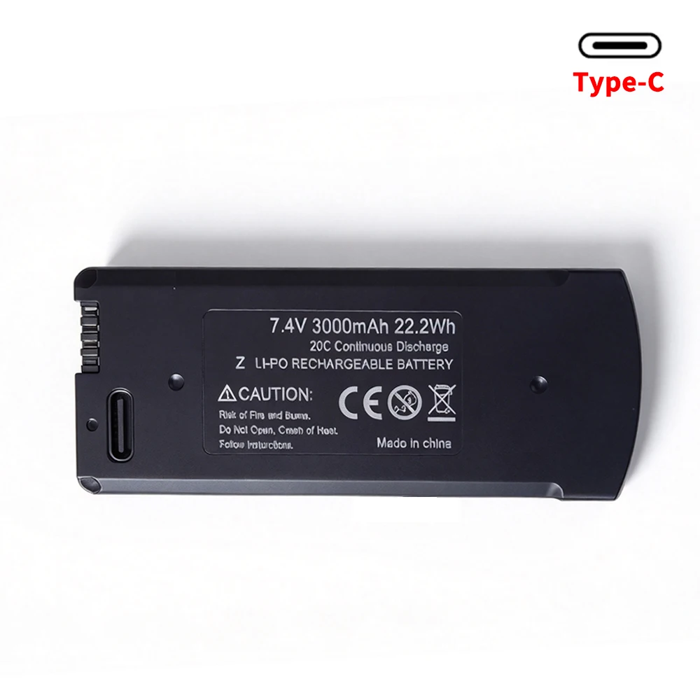 Original V168 PRO MAX GPS Drone Battery 3.7V 2000mAh Lipo Battery Suitable for RC V198 7.4V 3000mAh Quadcopter Spare Battery