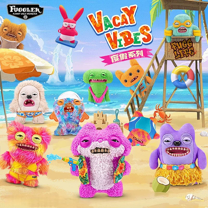 

Плюшевая игрушка Fuggler: Забавный, уродливый монстр из серии «Отпуск». Мягкая, удобная, необычная, милая коллекционная кукла для взрослых, для домашнего декора.