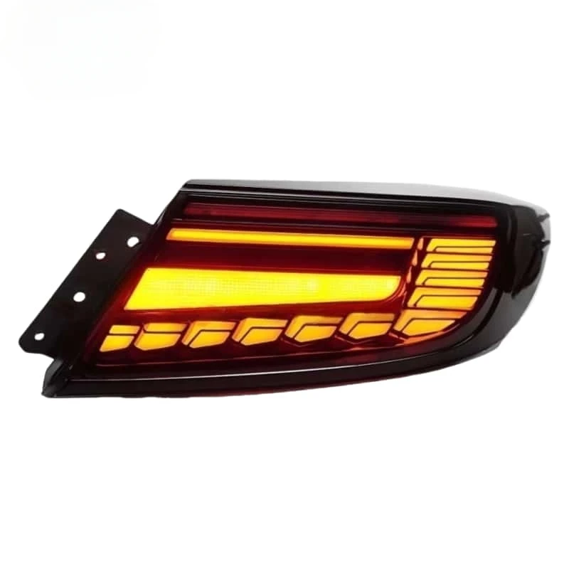 For Subaru BRZ ZD8 Toyota GR86 ZN8 Tail Lamps Smoked Dragon Scale V2 Style LED Taillights 12V ABS Material Red Clear Lens Colors