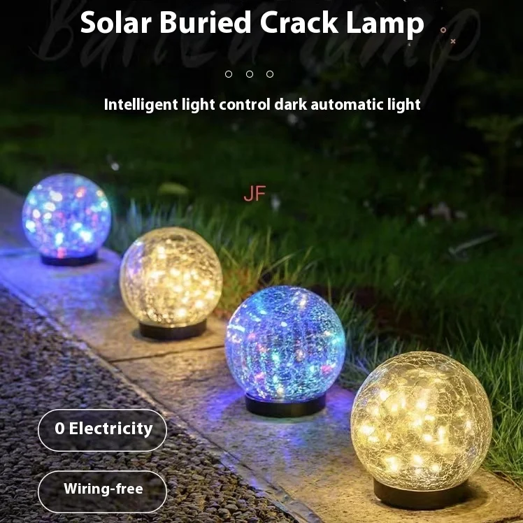 

Solar Crack Garden Light, Outdoor Waterproof Crack Ground Insert Light, Garden Court, Villa Landscape Light