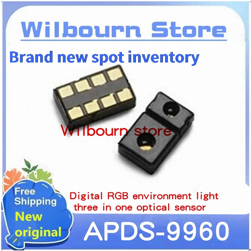 

Own inventory 10piece APDS-9960 APDS9960 LGA8 Digital RGB ambient light chip