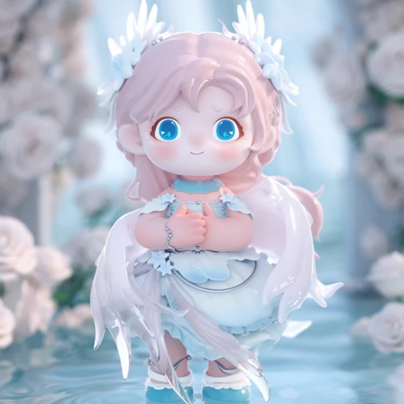 JOY'S Flower Fairy Whisper Series Blind Box Toys Mystery Box Cute Action Figure Kawaii Anime Figure Desktop Ornament Girls Gift